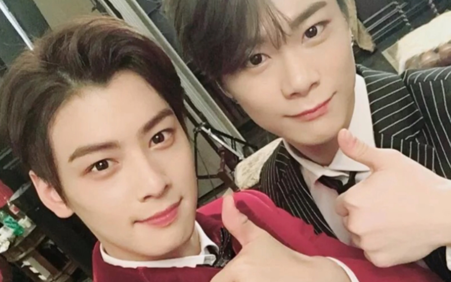 车银优与队友的合照