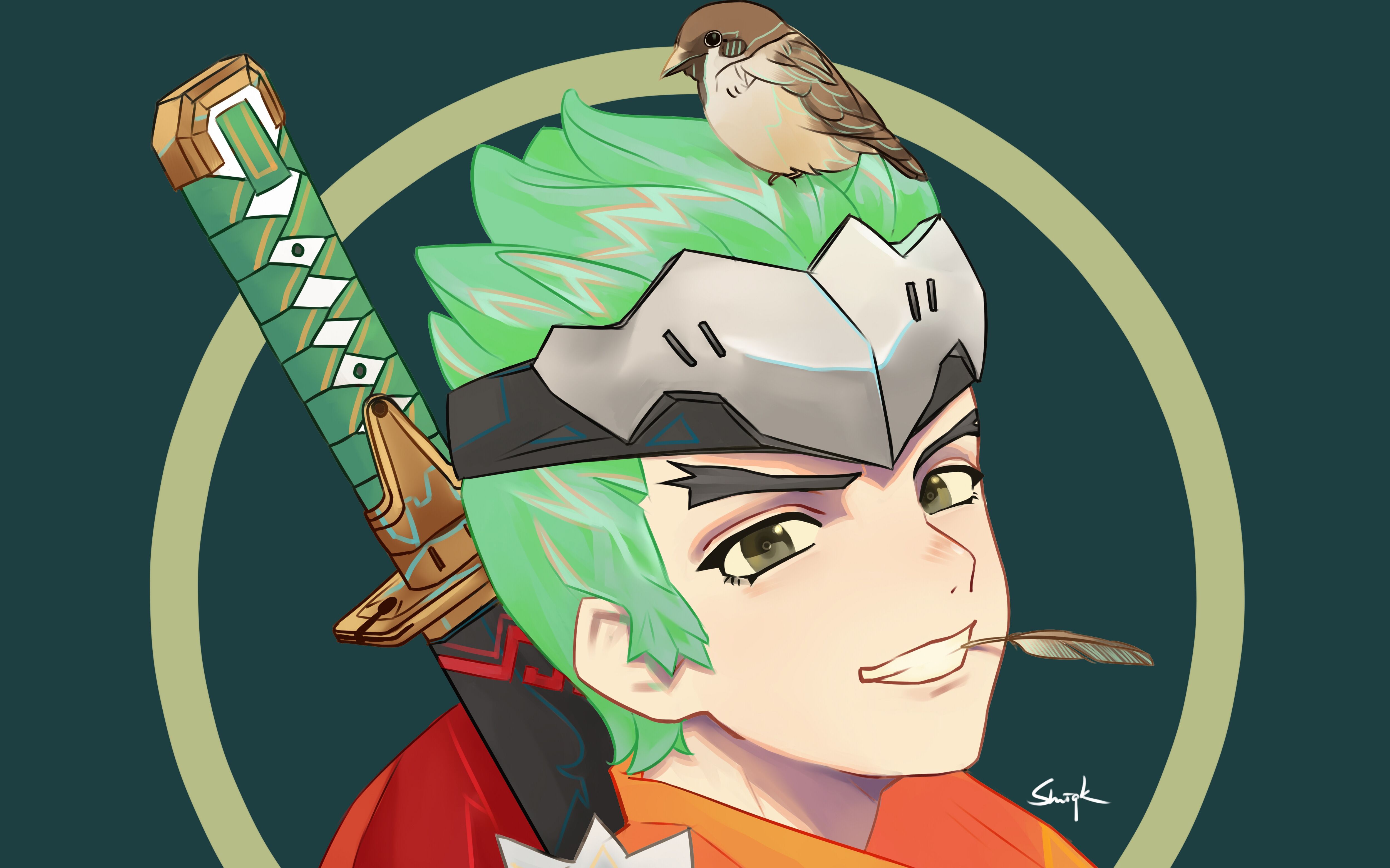 源氏这个特写好帅气啊