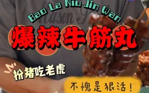 Descargar video: 巡辣之旅～西安爆辣牛筋丸，第一次见怎么实诚的老板，科技加狠活确实有辣度。