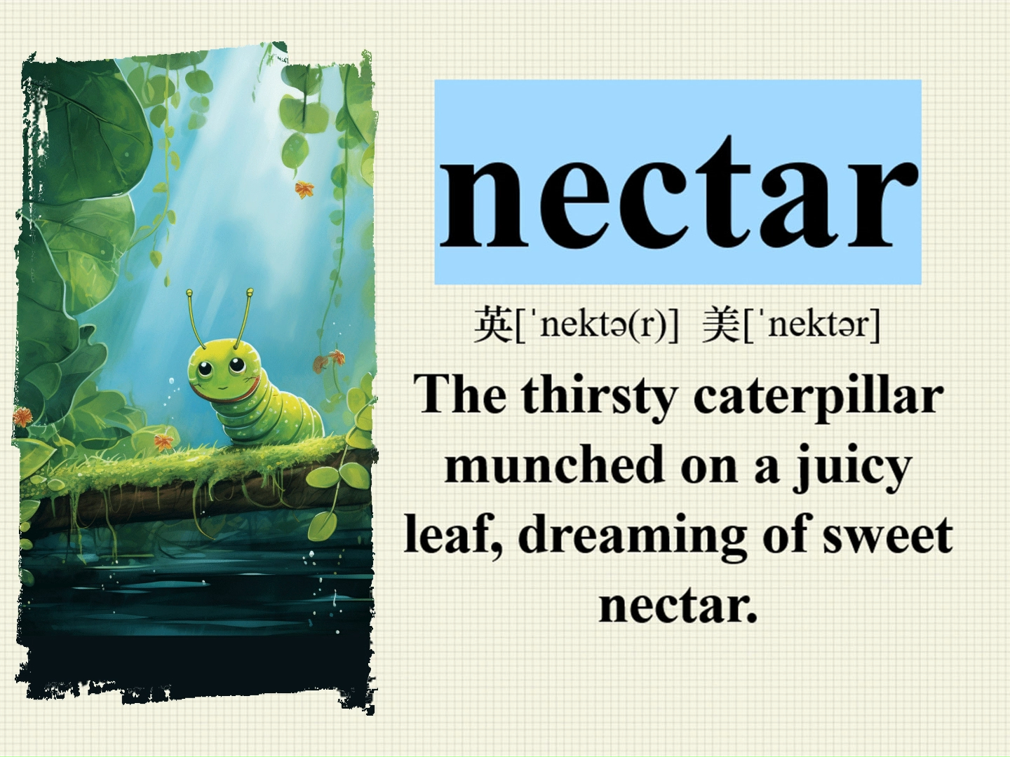 nectar 看图说话 记单词 口语跟读哔哩哔哩bilibili