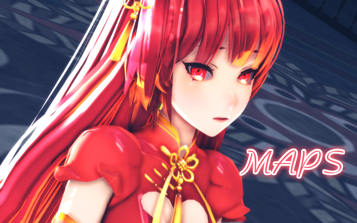 【东方栀子mmd】maps【石英式东方栀子-散发】