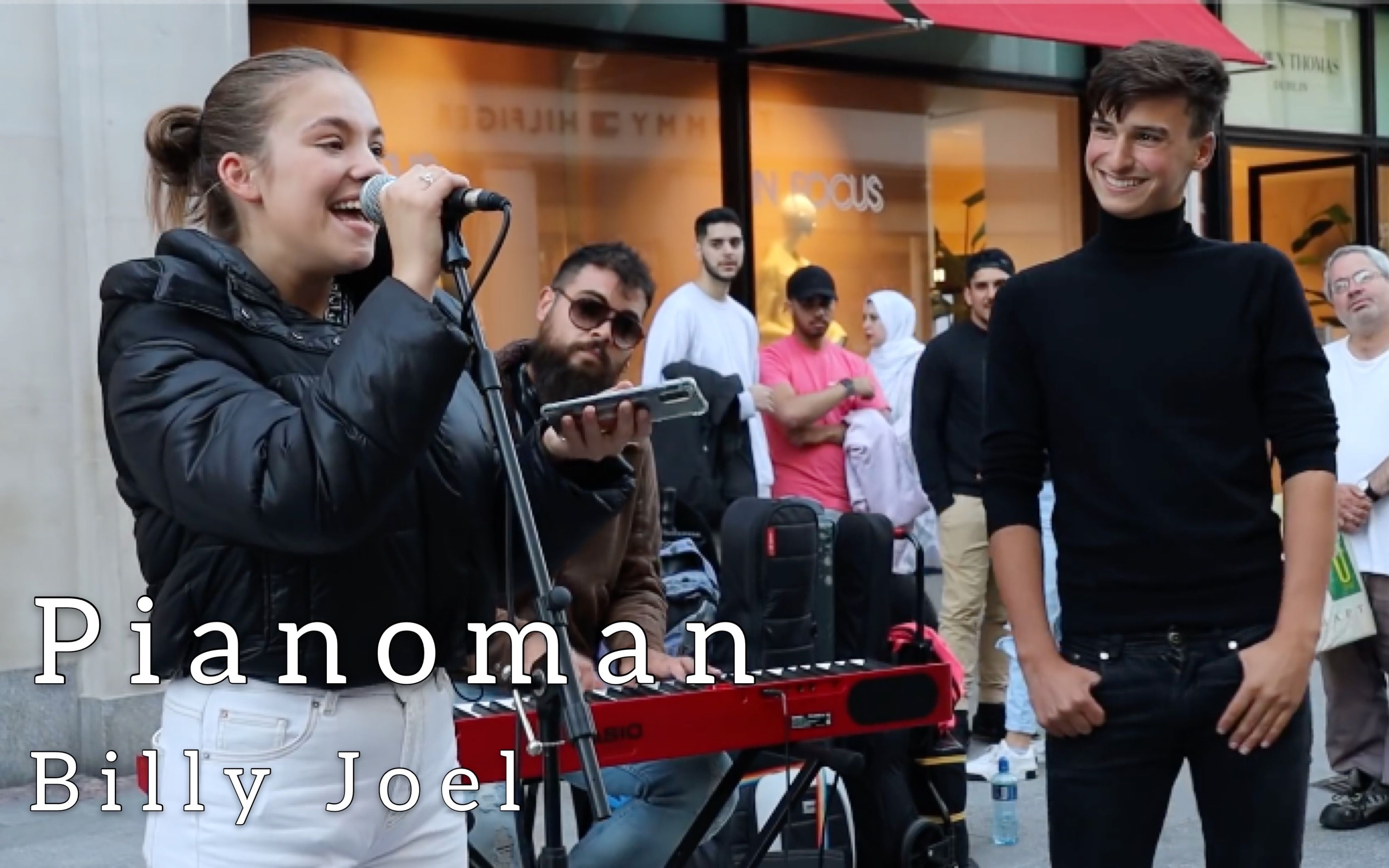 【艾莉alliesherlock】与好友cuan durkin都柏林双人合唱billy joel