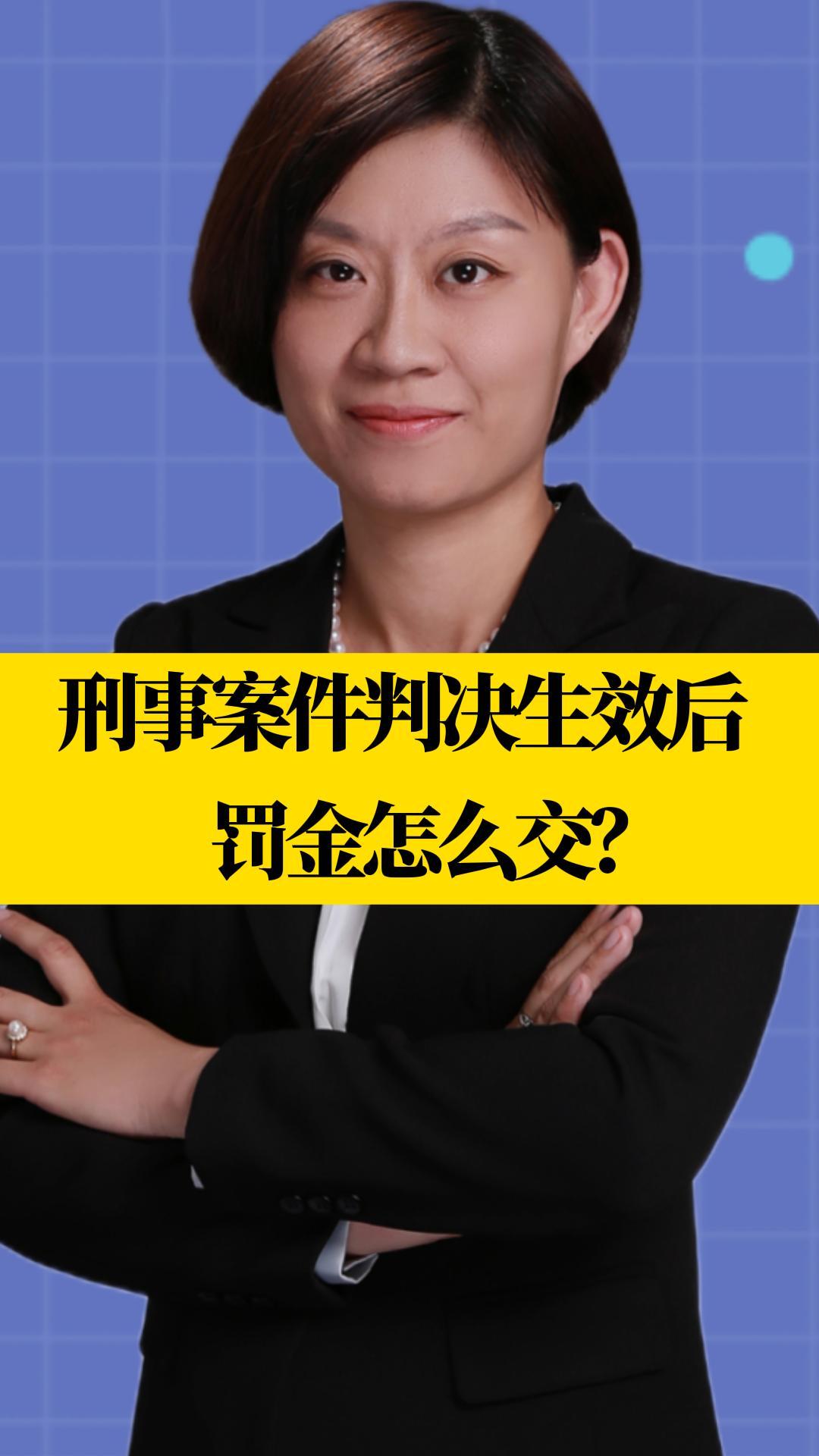 北京刑事律师李扬博士:刑事案件判决生效后罚金怎么交?哔哩哔哩bilibili