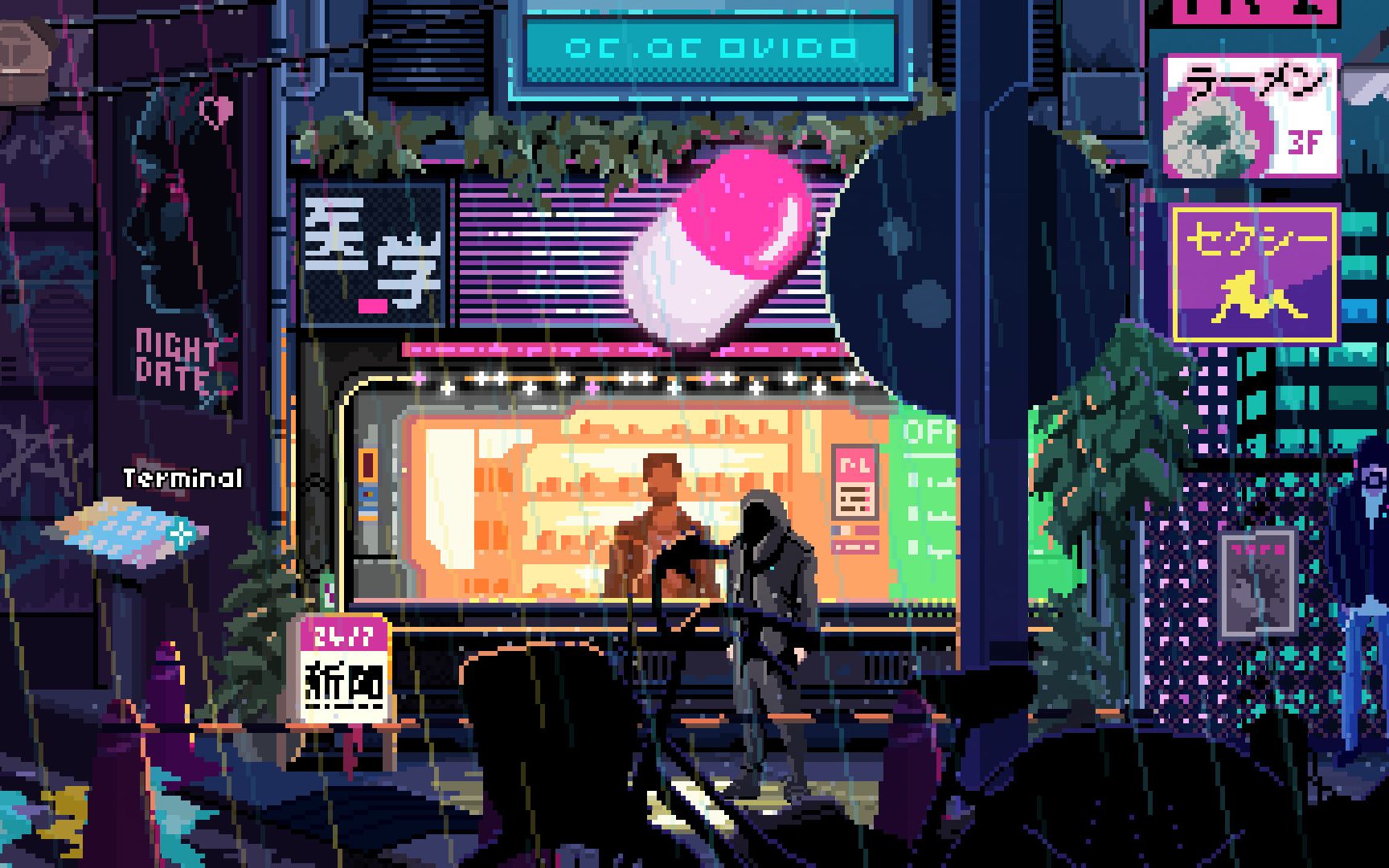 【独游推荐】《virtuaverse》像素风赛博朋克冒险解谜游戏_哔哩哔哩