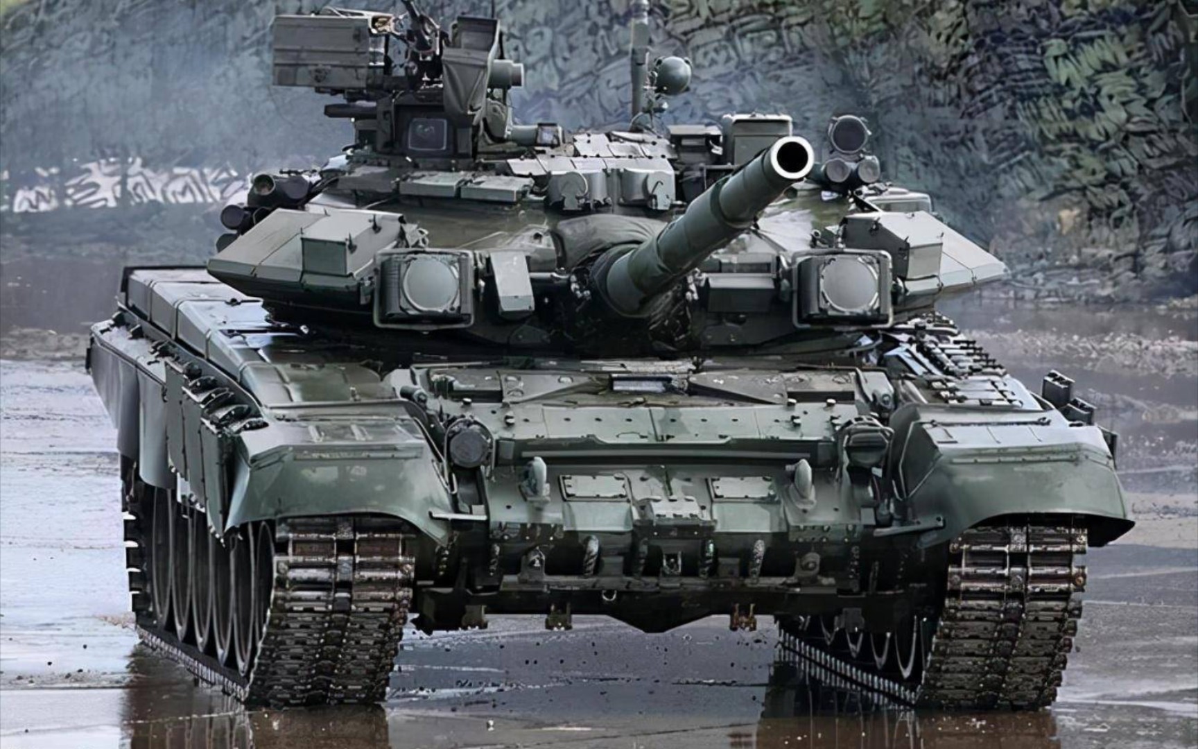 [图]T-90:目前在俄罗斯军队服役最现代化的主战坦克！