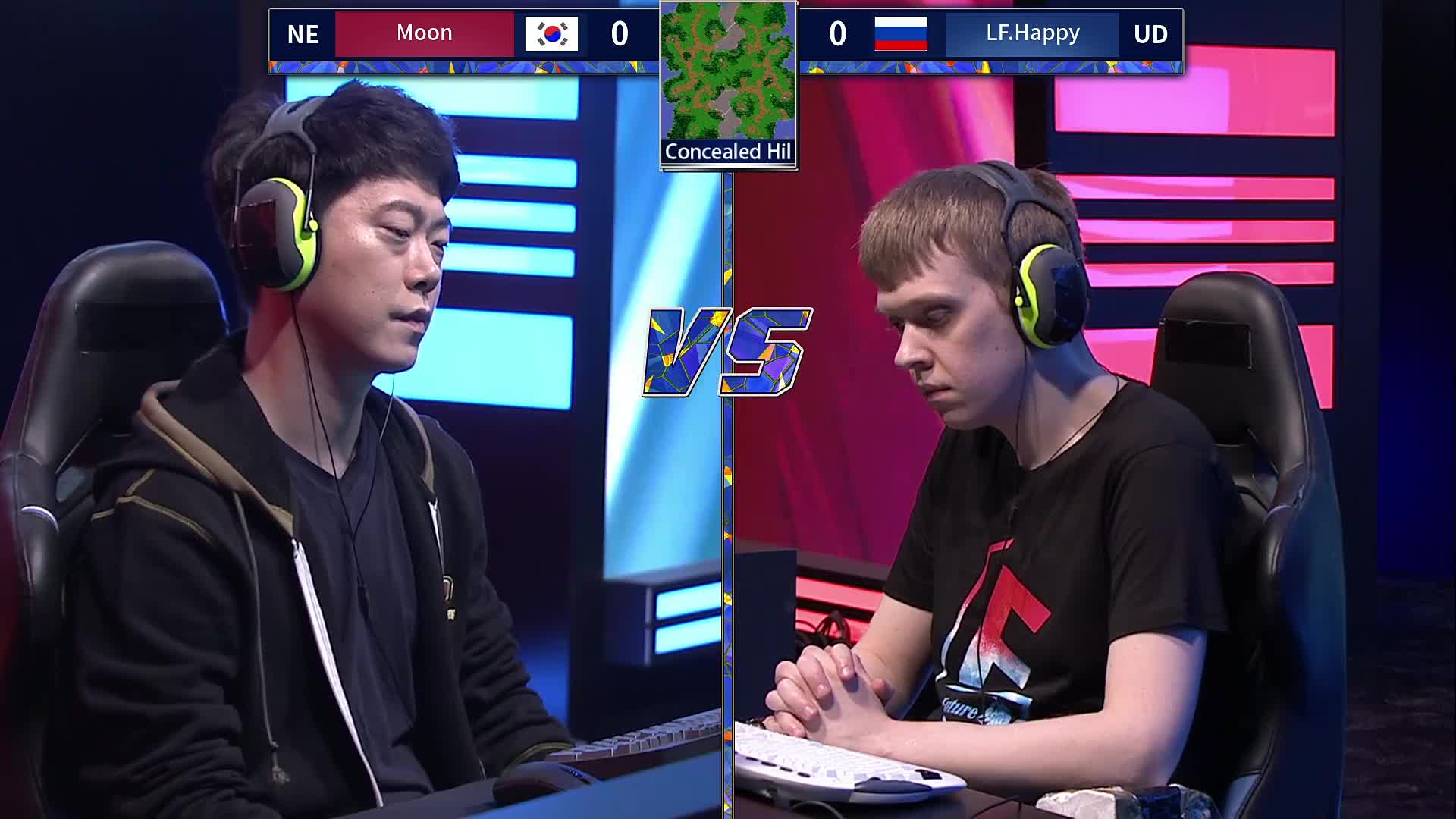 【黄金联赛冬季赛c组】moon vs happy,月神也拿这么强的亡灵没办法啊!