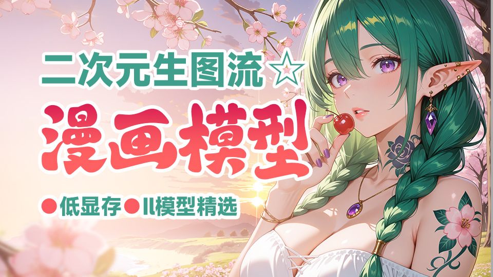 最强二次元动漫模型 工作流 Illustrious光辉