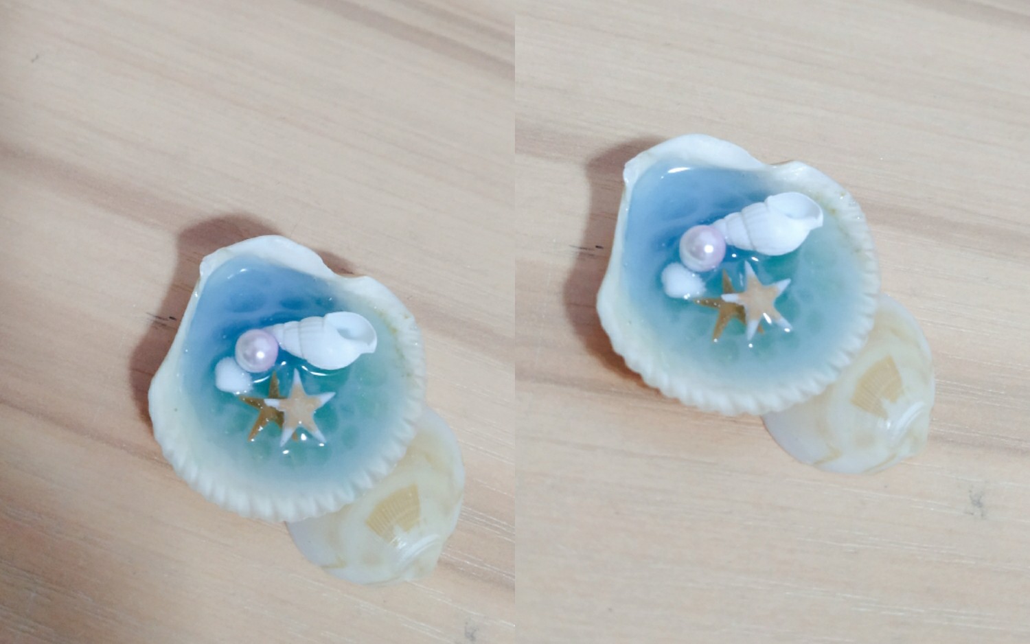 【浅沐の滴胶】新手极水波纹贝壳教程79_哔哩哔哩_bilibili