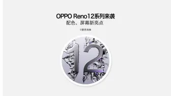 Download Video: OPPO Reno12系列配色和屏幕你打几分？