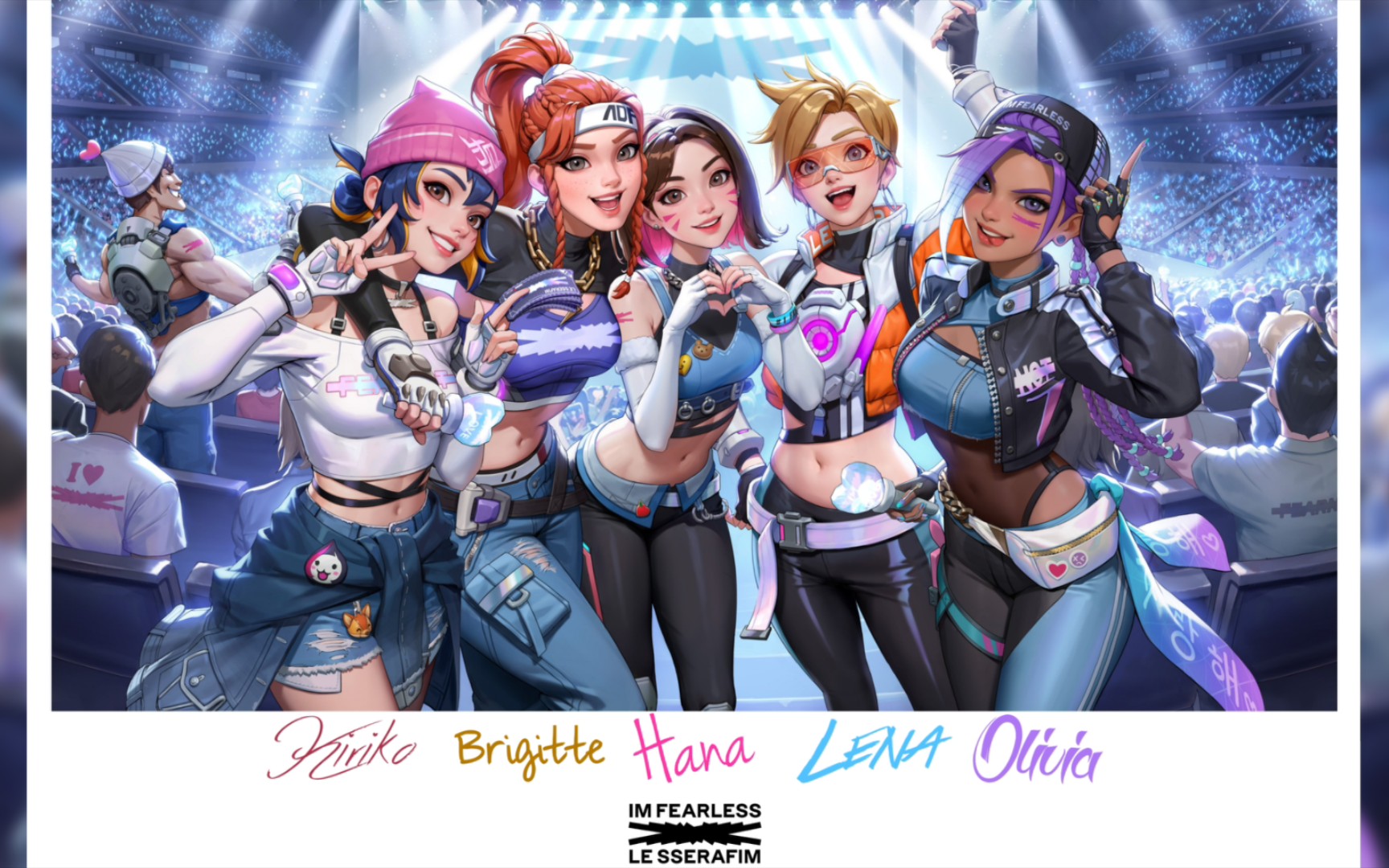 对kpop女团无感的我 竟为ow的联动皮肤剁手了