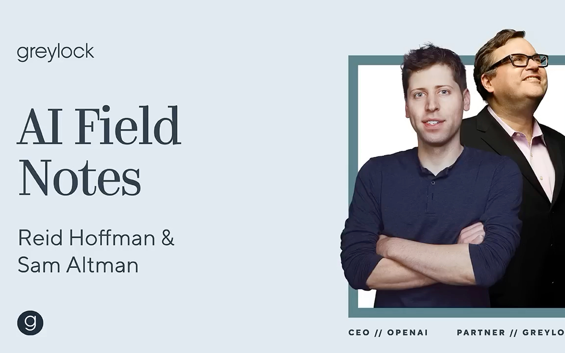 open ai sam altman对话reid hoffman chatgpt