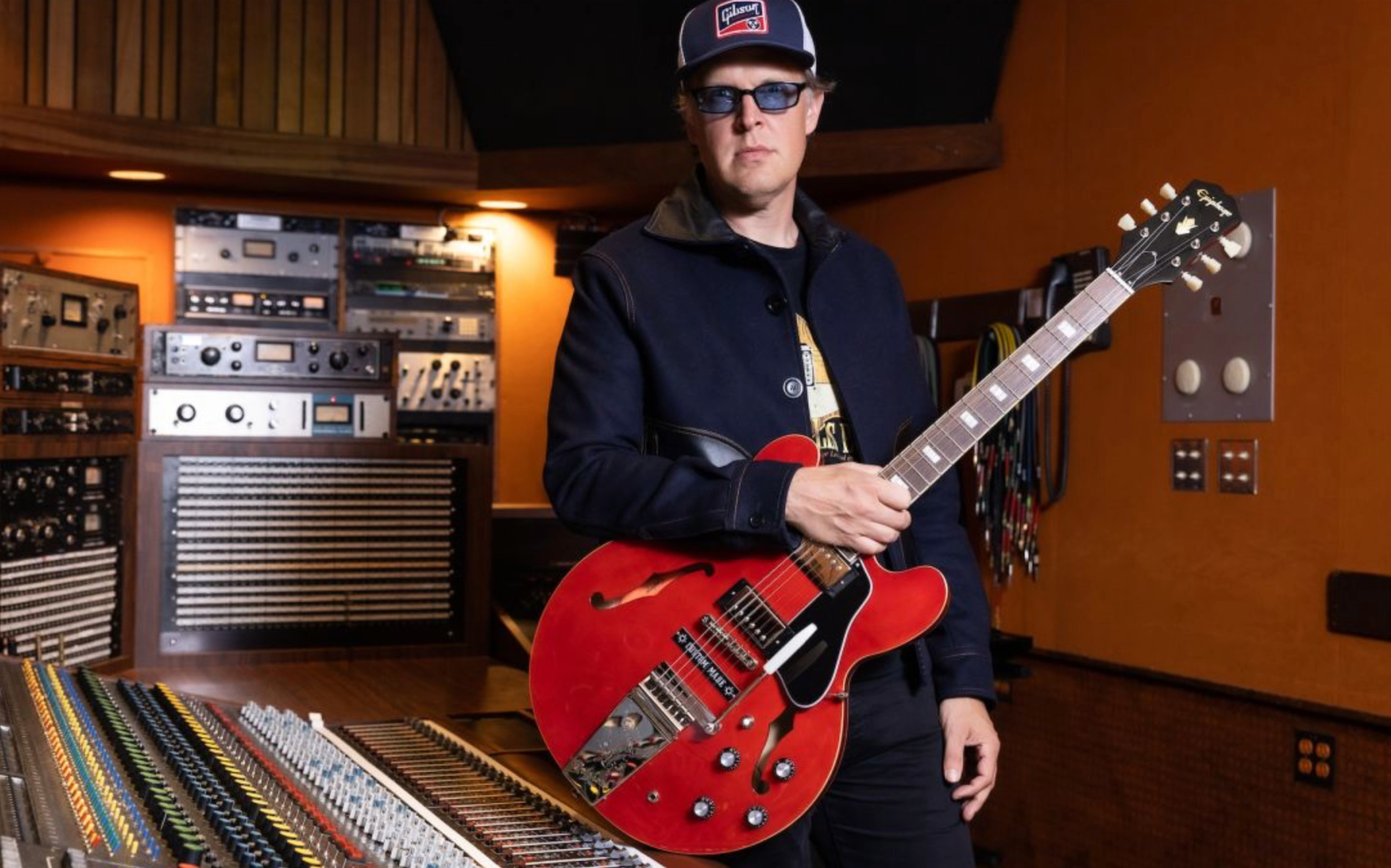epiphone joe bonamassa 1962 es-335 签名款 半空心爵士电吉他