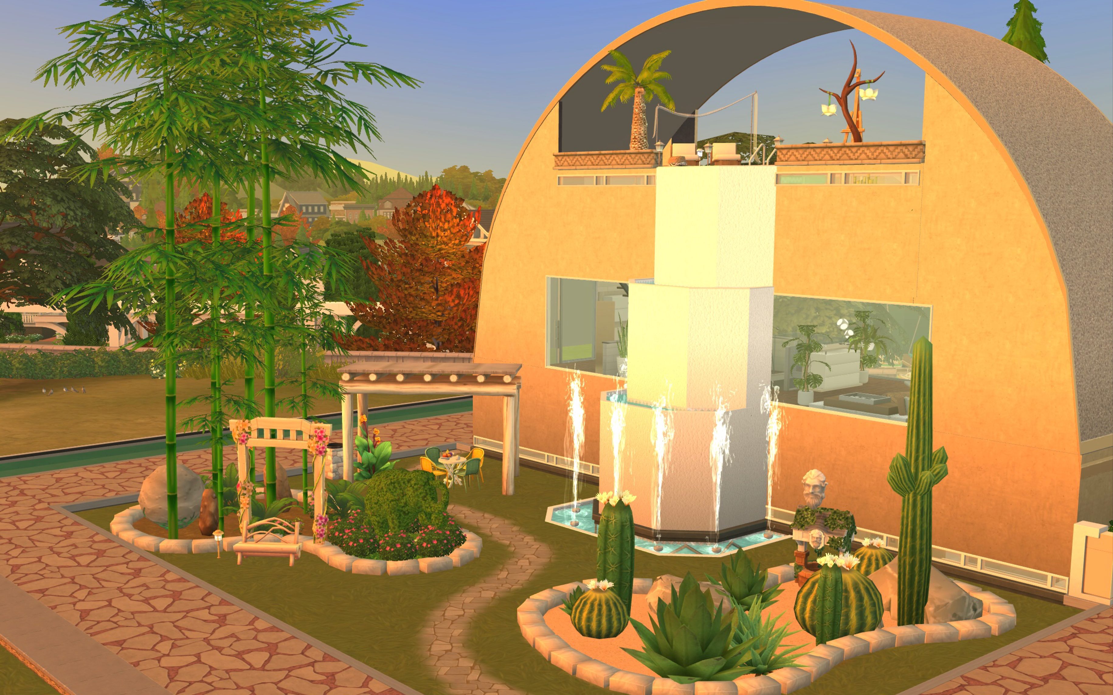 模拟人生4#速建现代佛系花园住宅_哔哩哔哩 (゜-゜)つロ 干杯~-bili