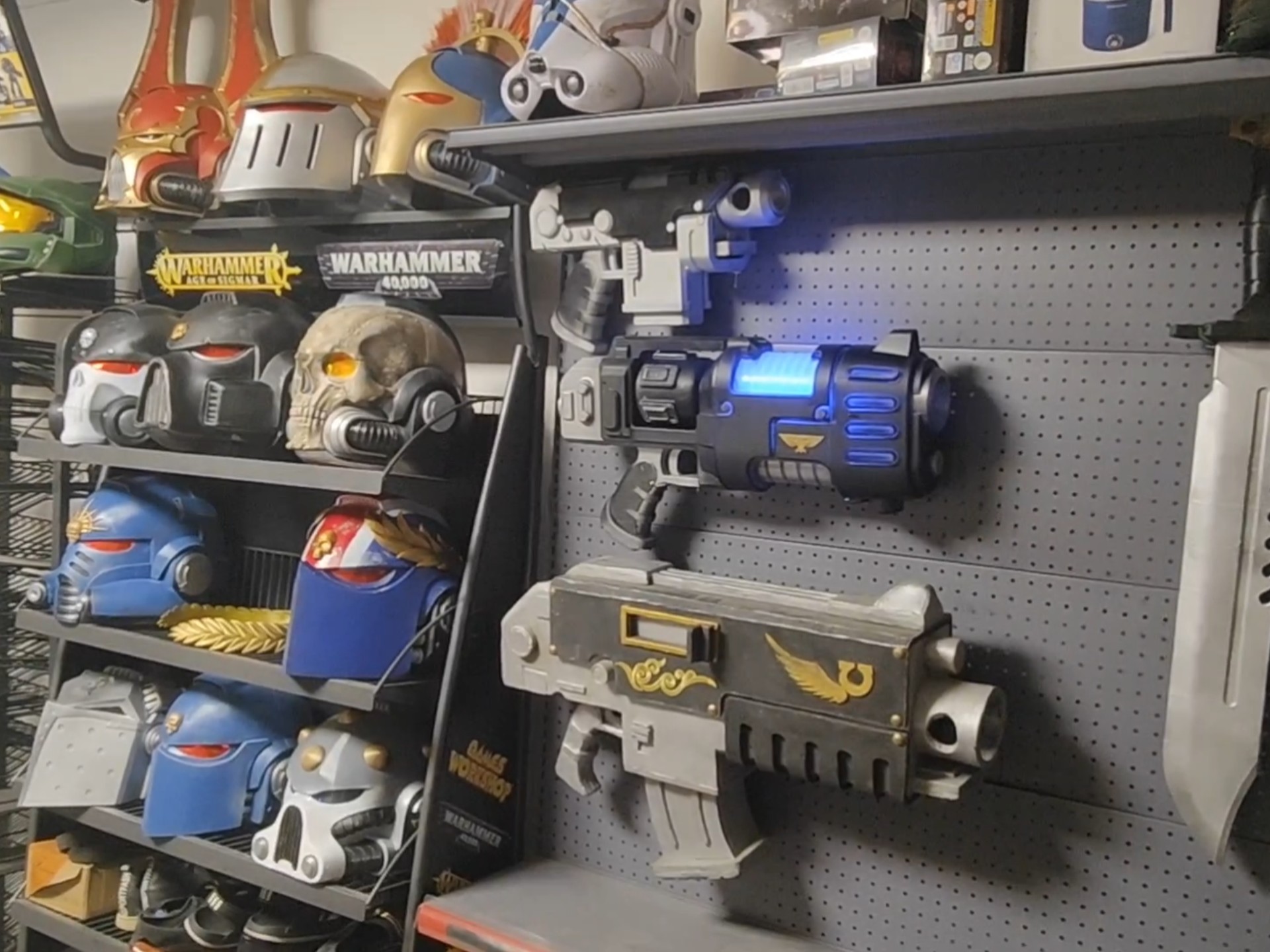 战锤40k 星际战士2 阿斯塔特尺寸mk2考尔型电浆手枪制作完成