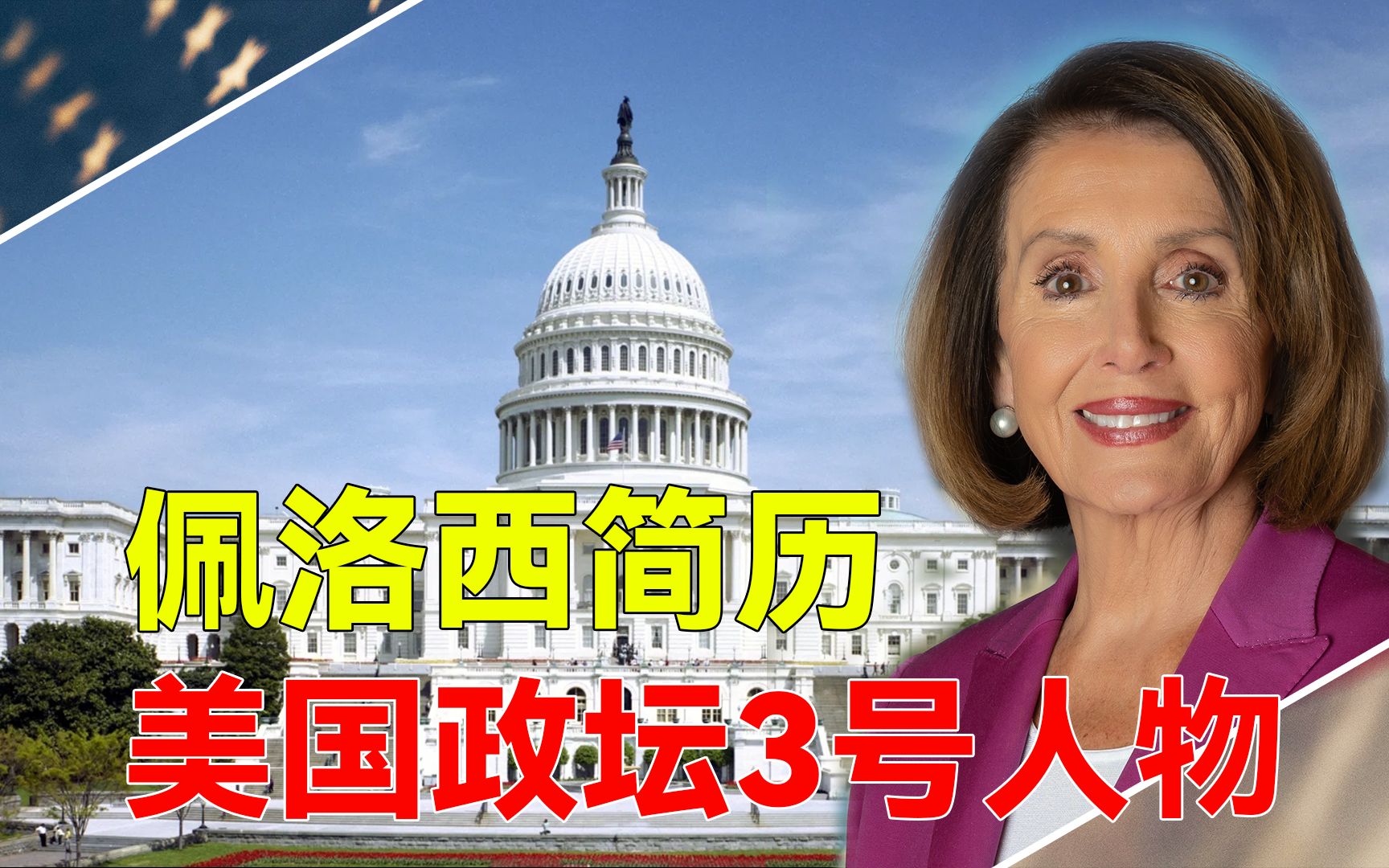 佩洛西简介,美国国会众议院议长政坛一姐_哔哩哔哩_bilibili