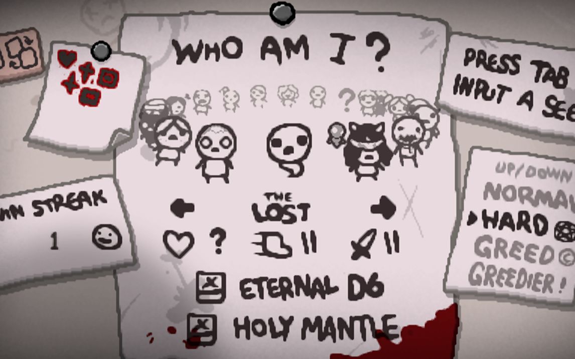 以撒的结合忏悔lost