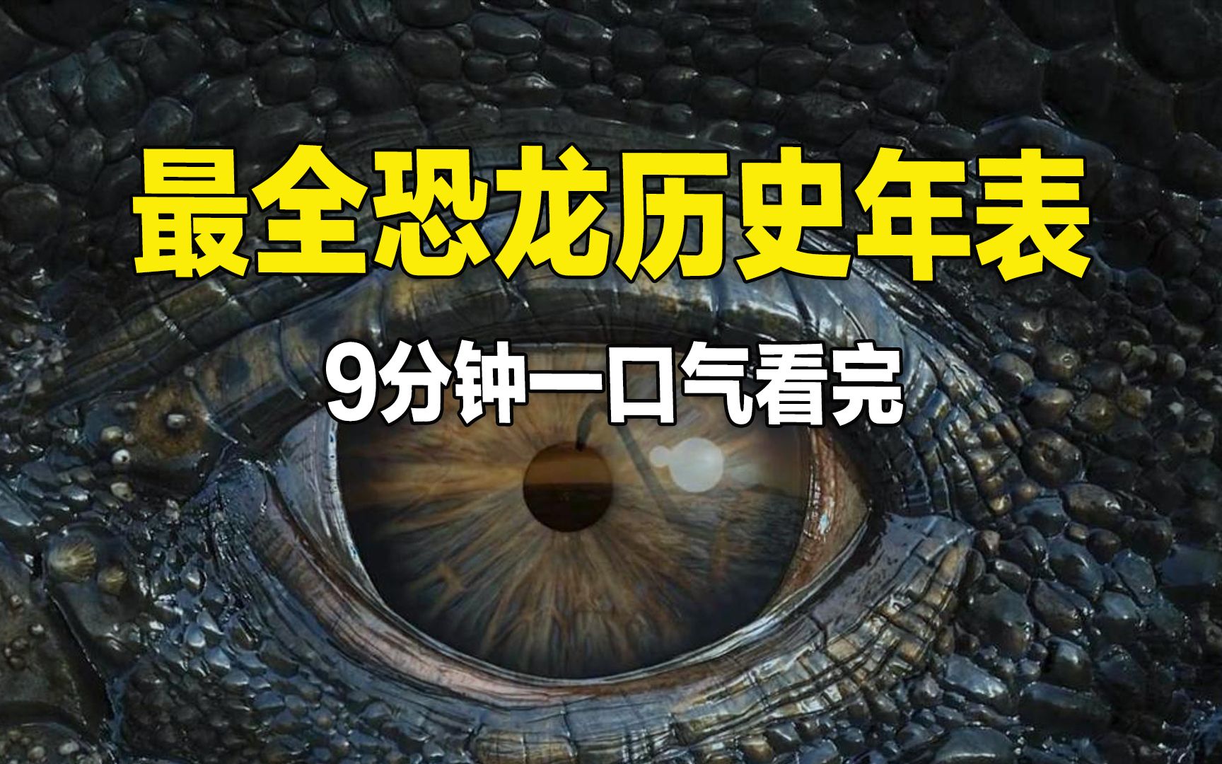 9分钟一口气看完恐龙历史年表,献给曾经的地球霸主哔哩哔哩bilibili