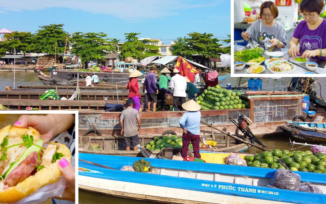 越南芹苴(can tho, vietnam):水上市場,越式料理,中國廟宇,法國三明治