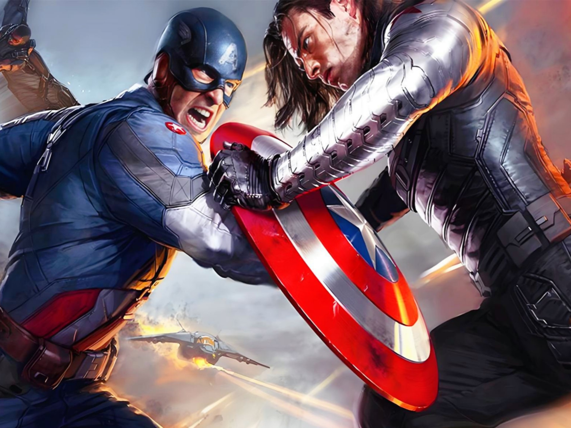 一口气看完 《美果队长2》黑化的冬兵真强,三招干废猎鹰