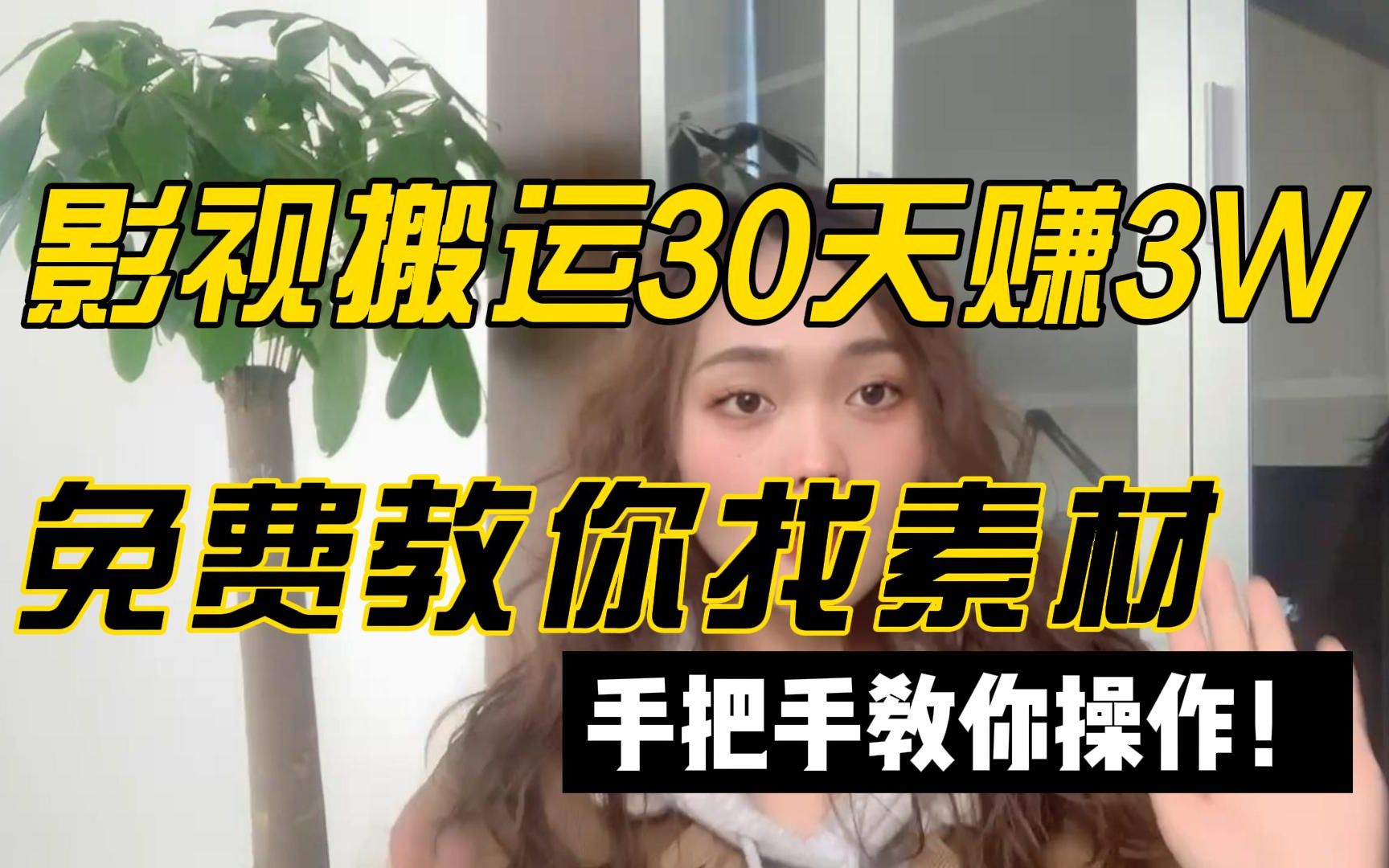 做影视搬运国外视频兼职30天赚3万,手把手教你操作,免费教你找素材!还不会的来找我!哔哩哔哩bilibili