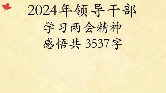 2024年两会精神感悟哔哩哔哩bilibili