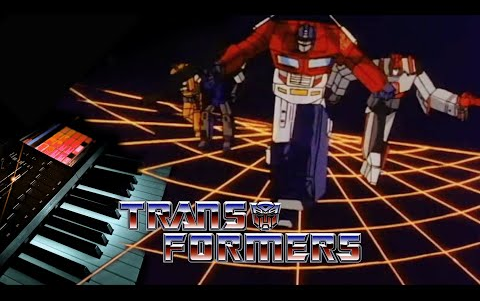 [图]The Transformers G1 Season 2 theme remix played on the original cartoon intro