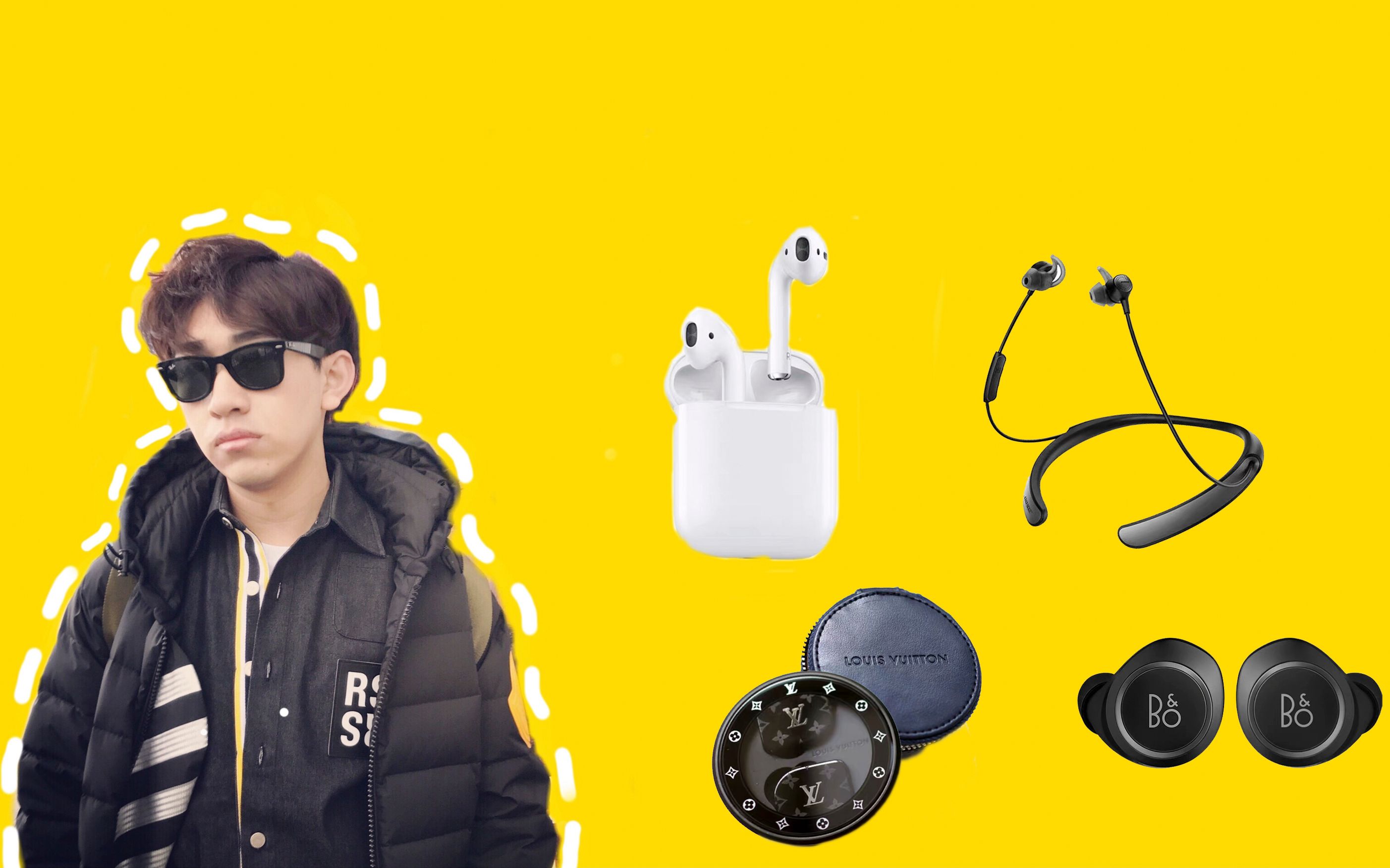 从平价到奢侈的蓝牙耳机测评| airpods | LV | bose | B&O哔哩哔哩bilibili