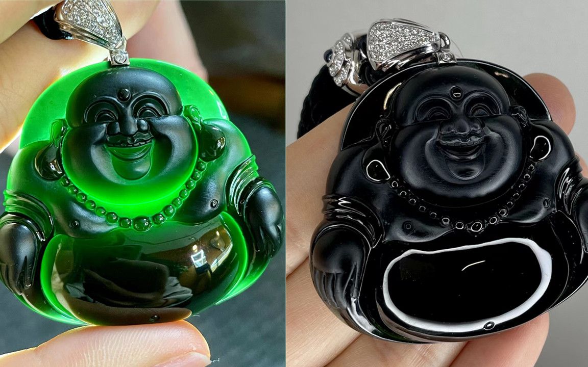 难得一见的顶级墨翠,随手一个都是十几万块,一般人根本买不起