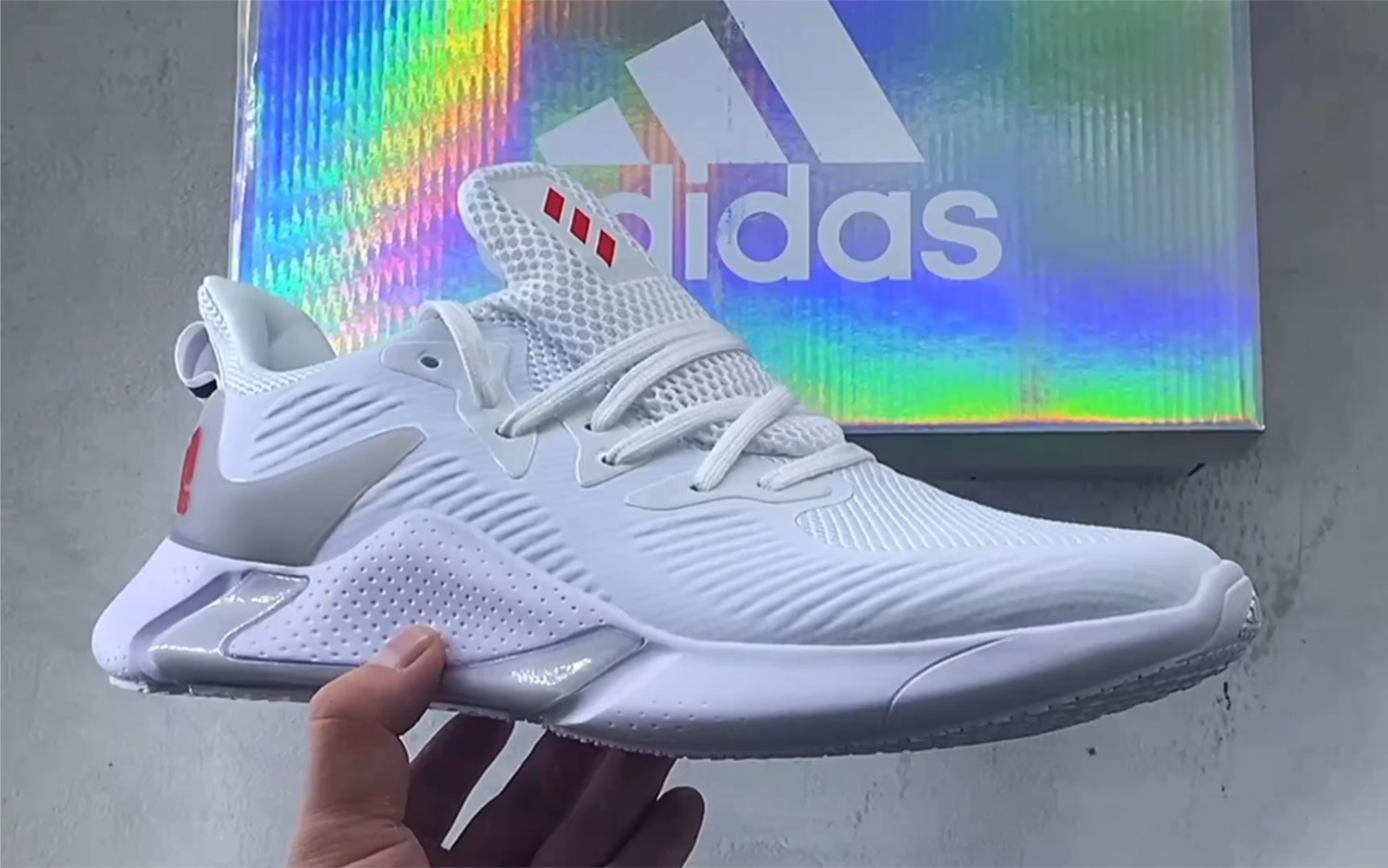 阿迪达斯阿尔法十代 adidas alphabounce instinct m 贾卡鞋面休闲