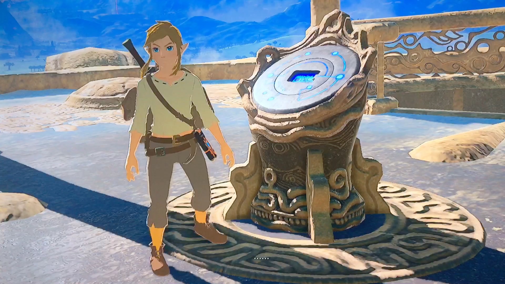 任天堂switch游戏塞尔达传说旷野之息帅崽崽如何震撼打开初始之塔