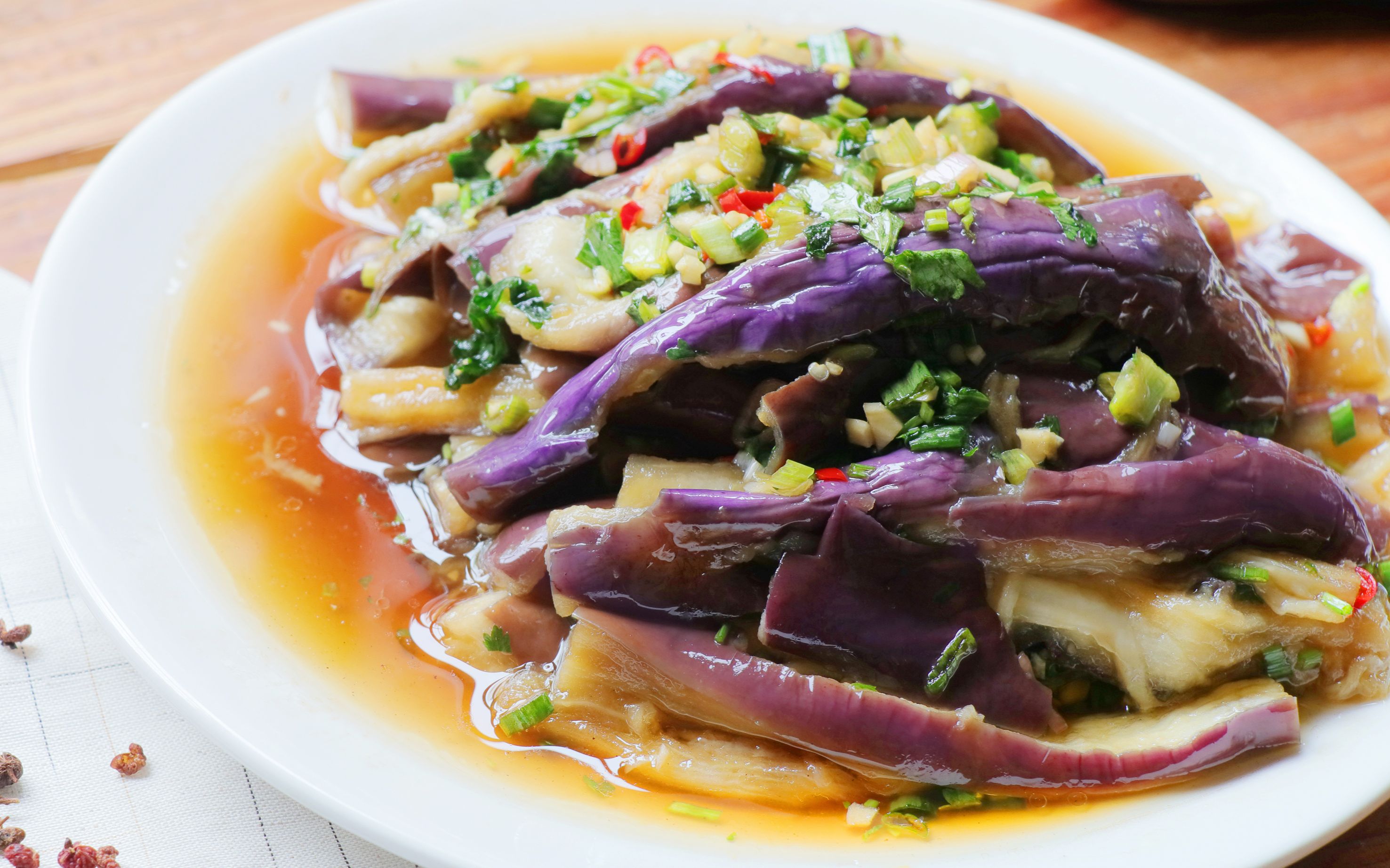 【凉拌茄子】夏天最受欢迎的菜.开胃又下饭!