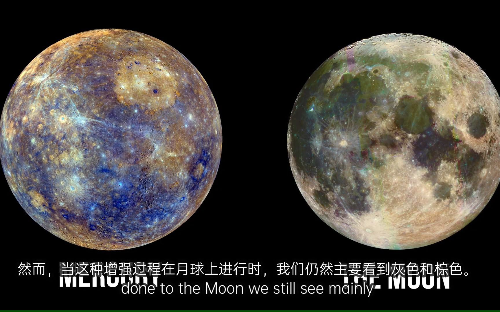比较水星和月球-为什么它们看起来如此相似?