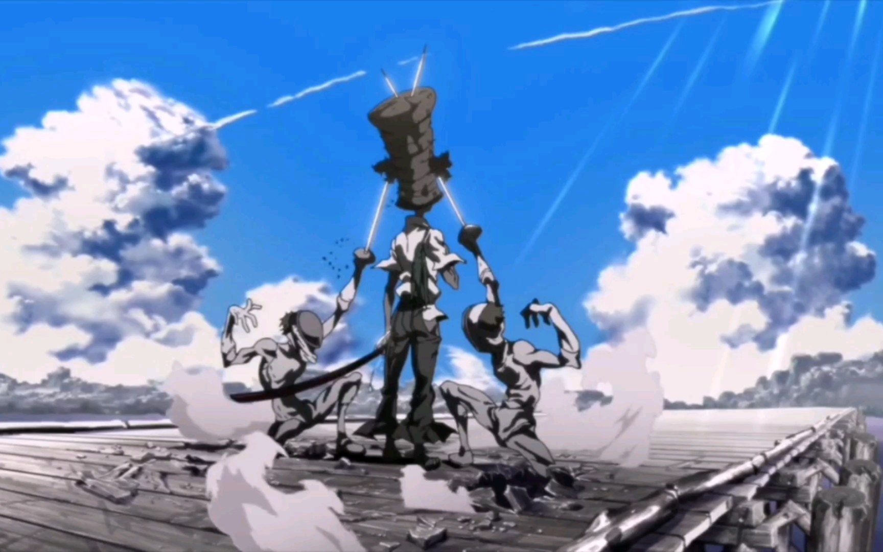 活动作品爆炸头武士这是我看过最诡异的画风