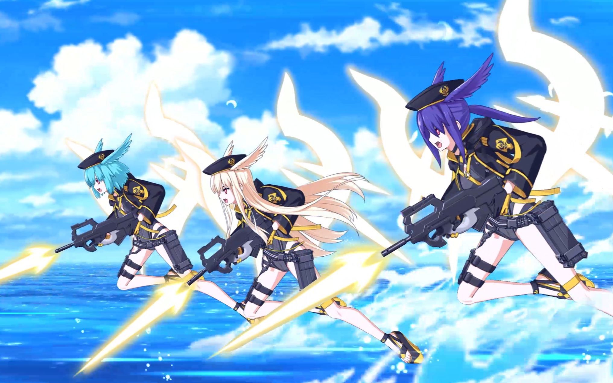 【斯露德】激斗空战展示,美少女骑枪翱翔天际!