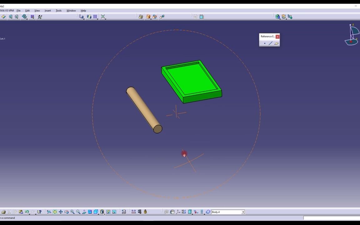 Catia曲面设计工具进行钣金零件设计4第3部分:杆上面板的支架.mp4哔哩哔哩bilibili