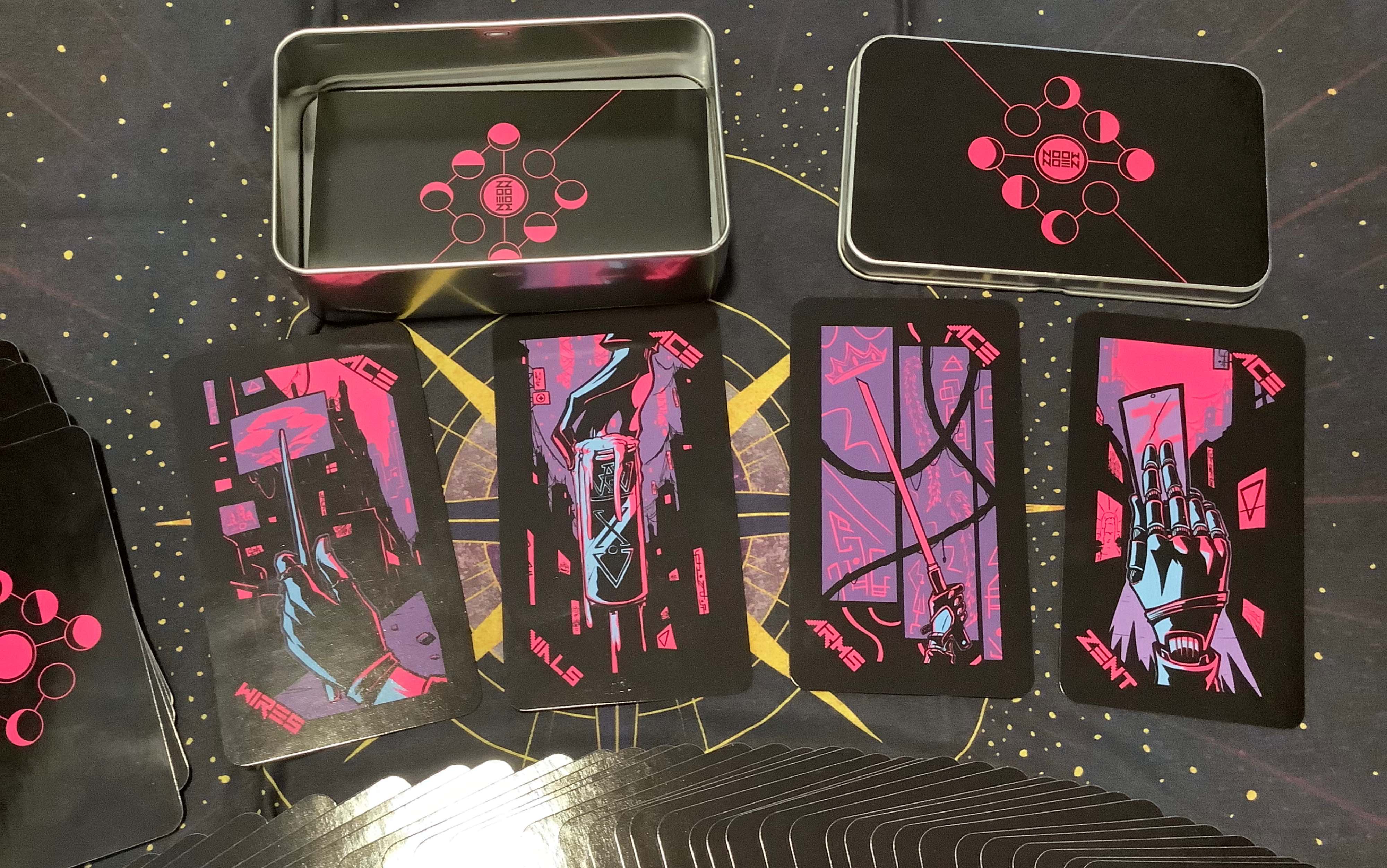 [图]塔罗牌分享 「Neon Moon Tarot」仅小牌展示