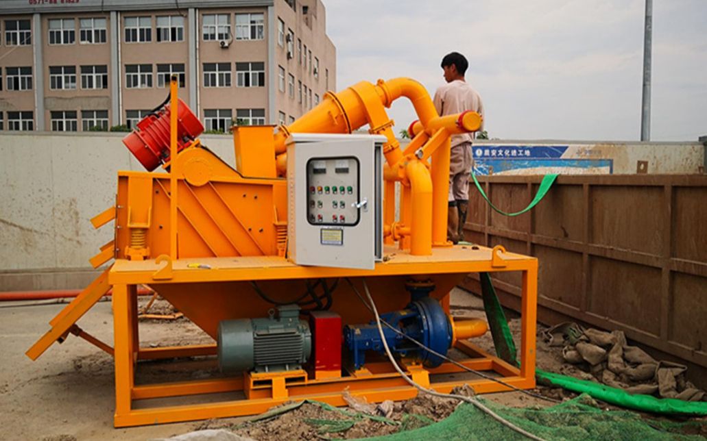 泥浆净化装置视频 钻孔桩基泥沙分离器厂家_哔哩哔哩 (゜-゜)つロ
