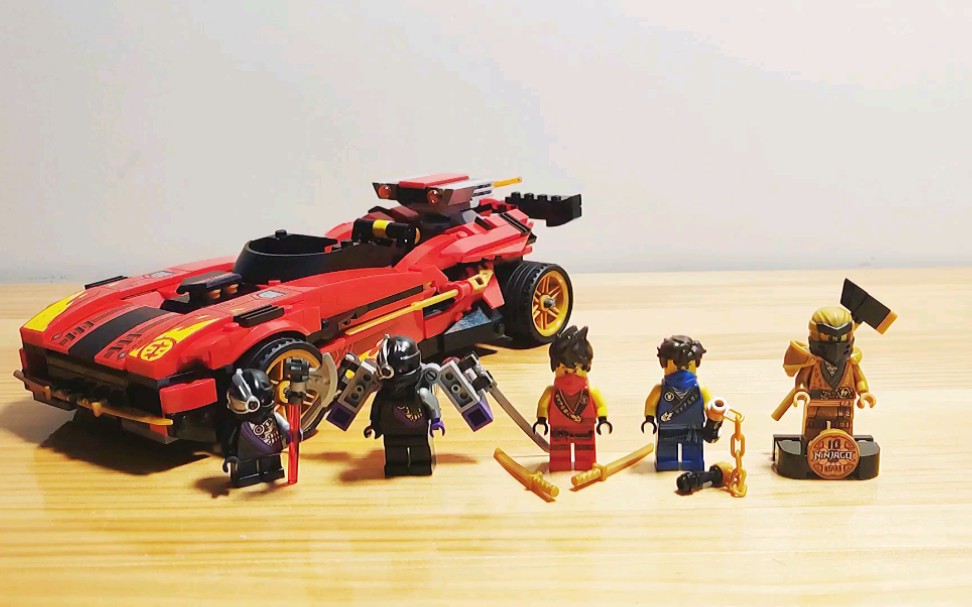 乐高全新幻影忍者系列71737x1忍者战车测评