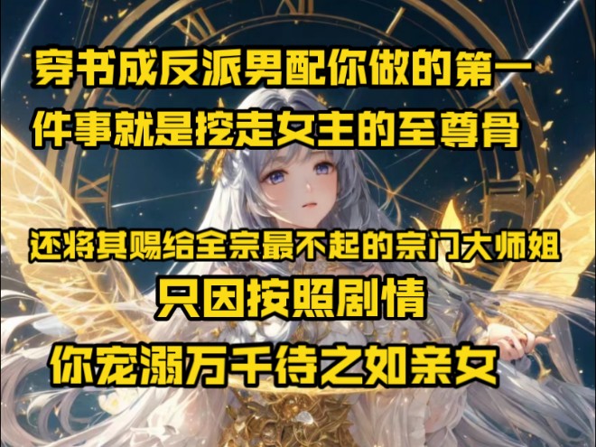 [图]穿书成反派男配你做的第一，件事就是挖走女主的至尊骨，还将其赐给全宗最不起眼的宗门大师姐。只因按照剧情，你宠溺万千侍之如亲女儿……