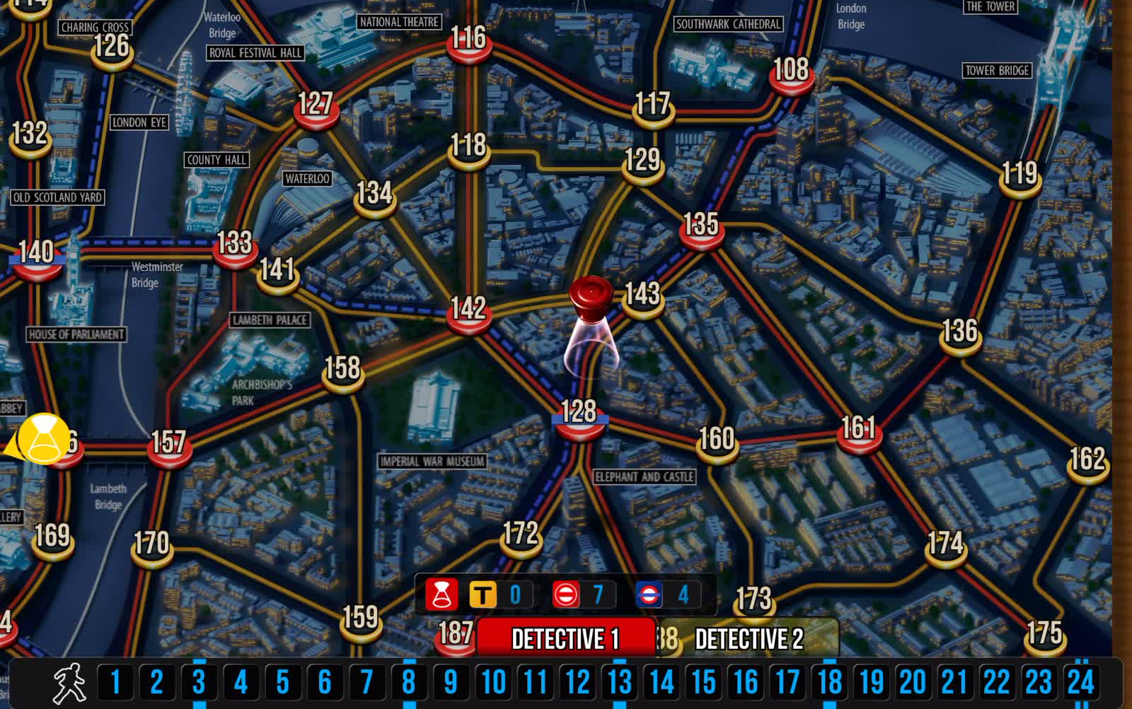 【桌游】苏格兰场 警察抓小偷 兵抓贼 教学 基本规则 part-1