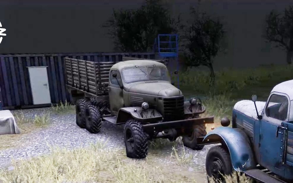 《旋转轮胎》中国dlc游玩记录:大解放军卡1 炫耀下什么叫实力翻车!