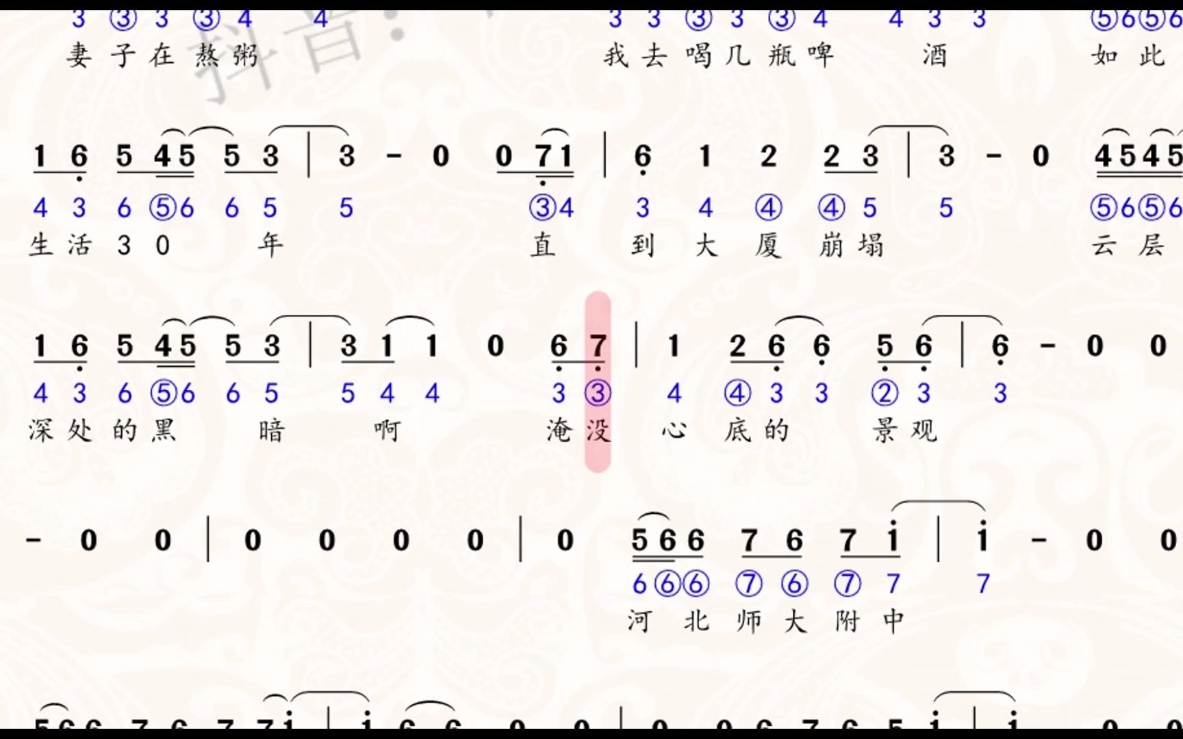 伴奏动态谱《杀死那个石家庄人》[抖音:曲谱驿站 定制各类曲谱、动态谱、伴奏]哔哩哔哩bilibili