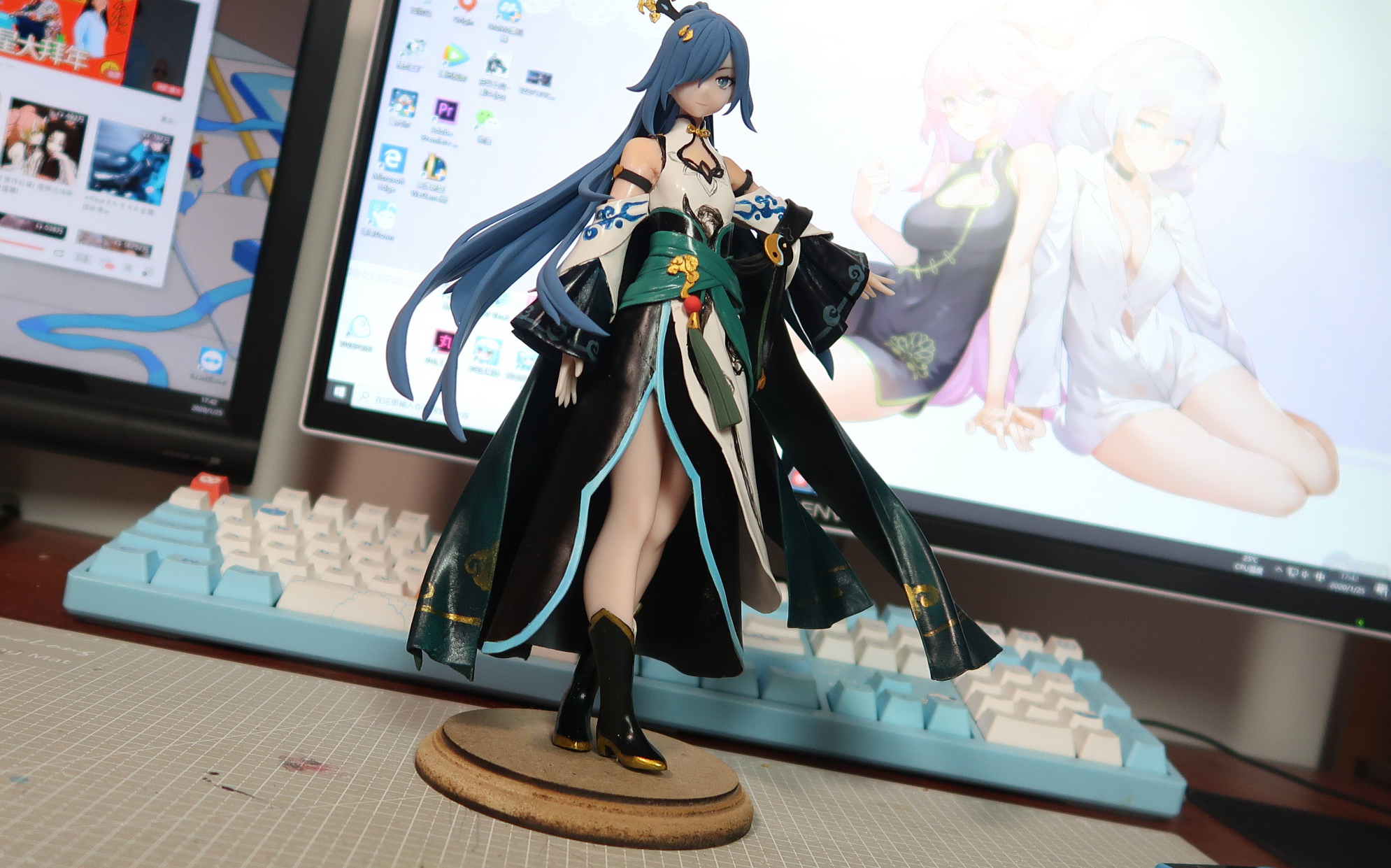 崩3手办自制神州的守护者赤鸢仙人