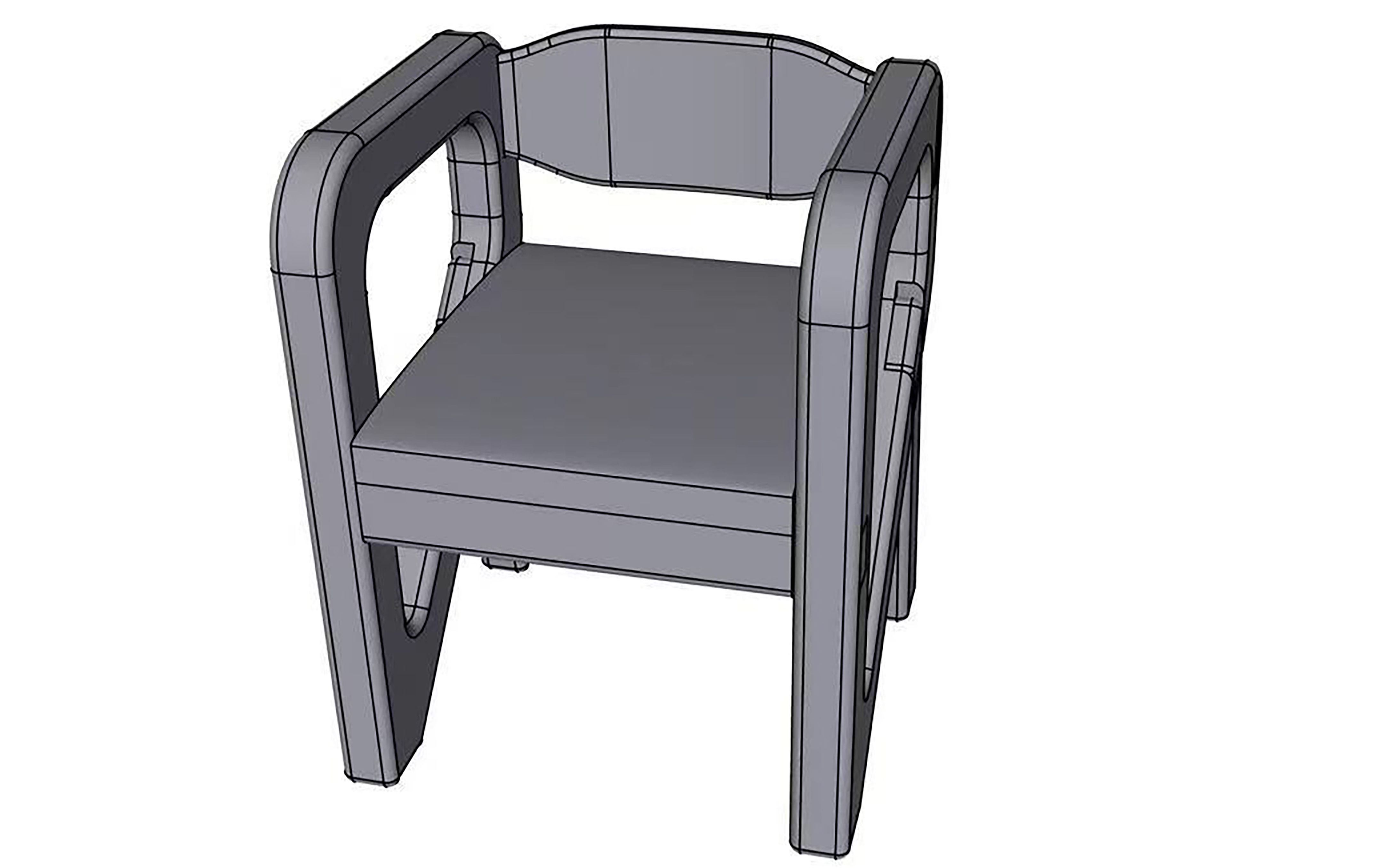 3dmax靠背椅子建模教程图片