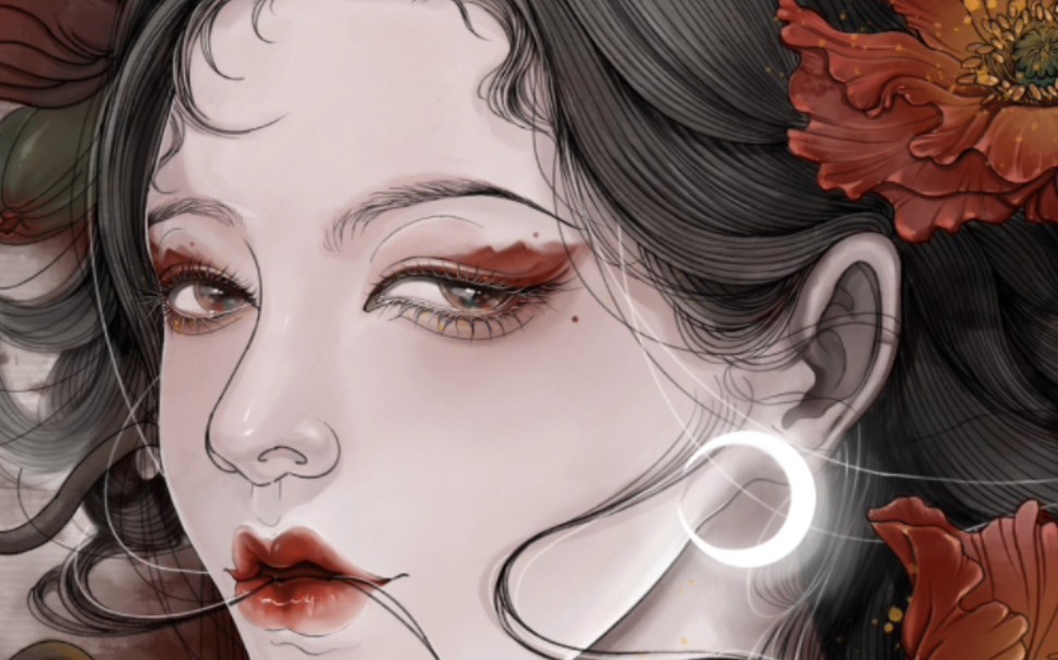 【原创 水彩板绘】蛇蝎美人你爱吗?