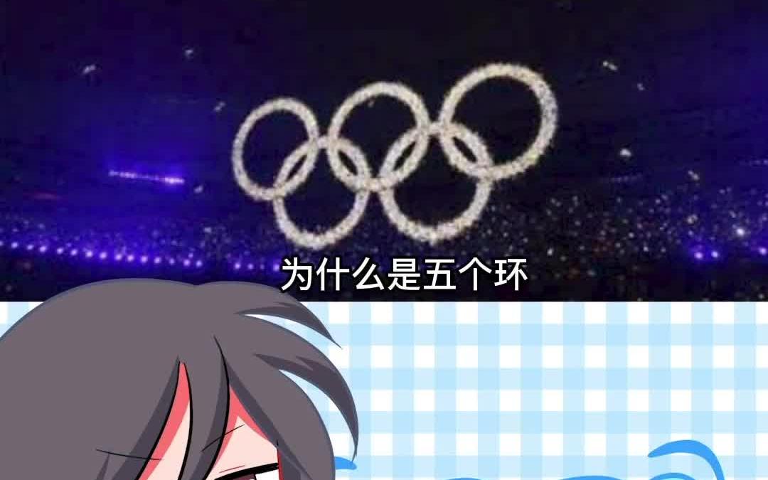 你知道奥利匹克五环标志为什么有五个环吗?哔哩哔哩bilibili