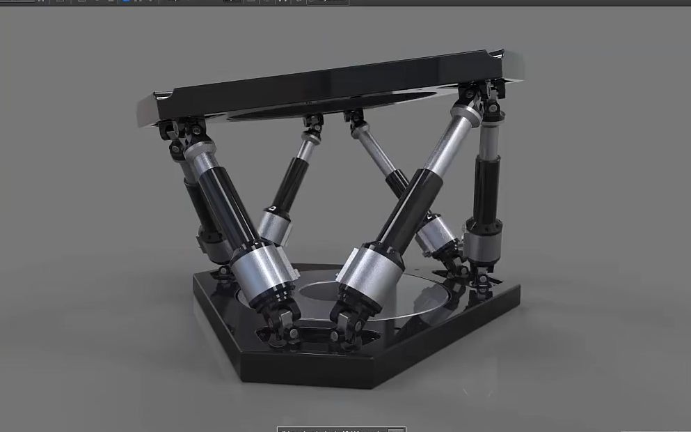 【youtube搬运】六轴平台建模过程(fusion 360)【含stp模型】