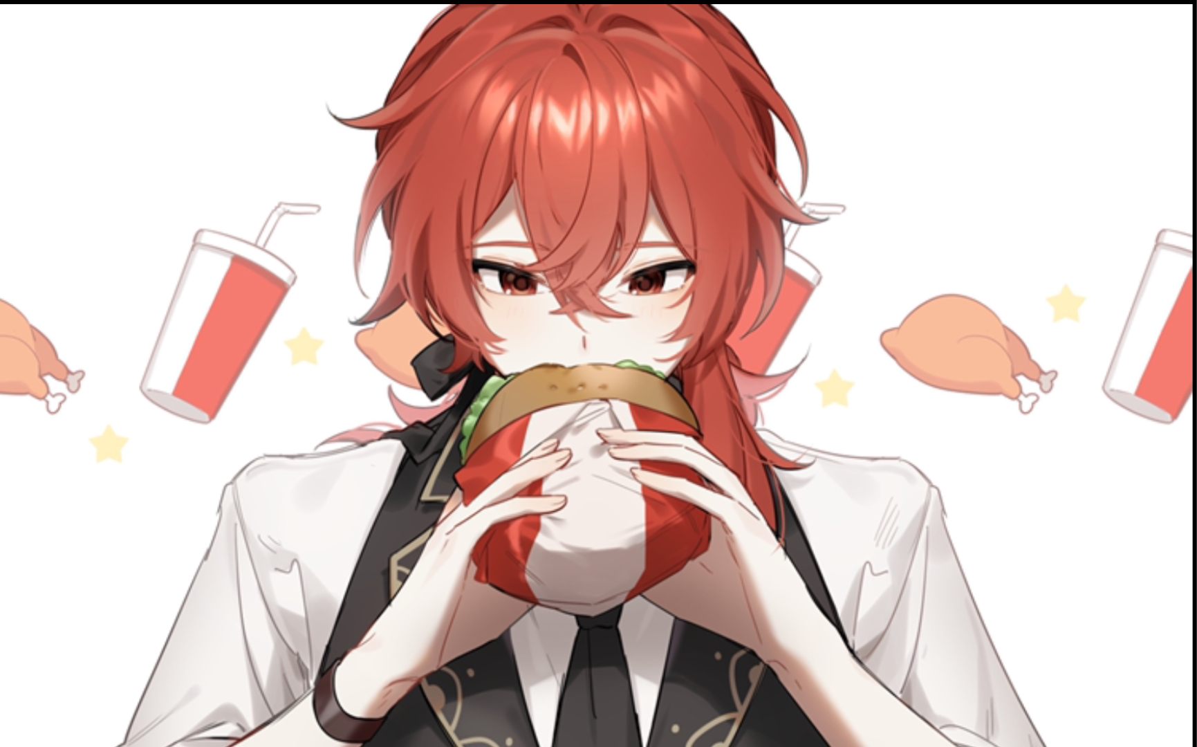 【原神】迫不及待领取kfc工资的迪卢克