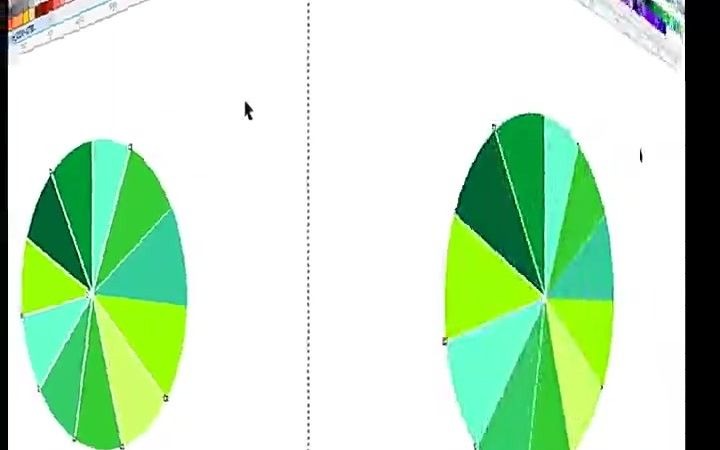 【广告设计入门教学】CDR怎么绘制饼状图效果 x7广告设计自学网哔哩哔哩bilibili