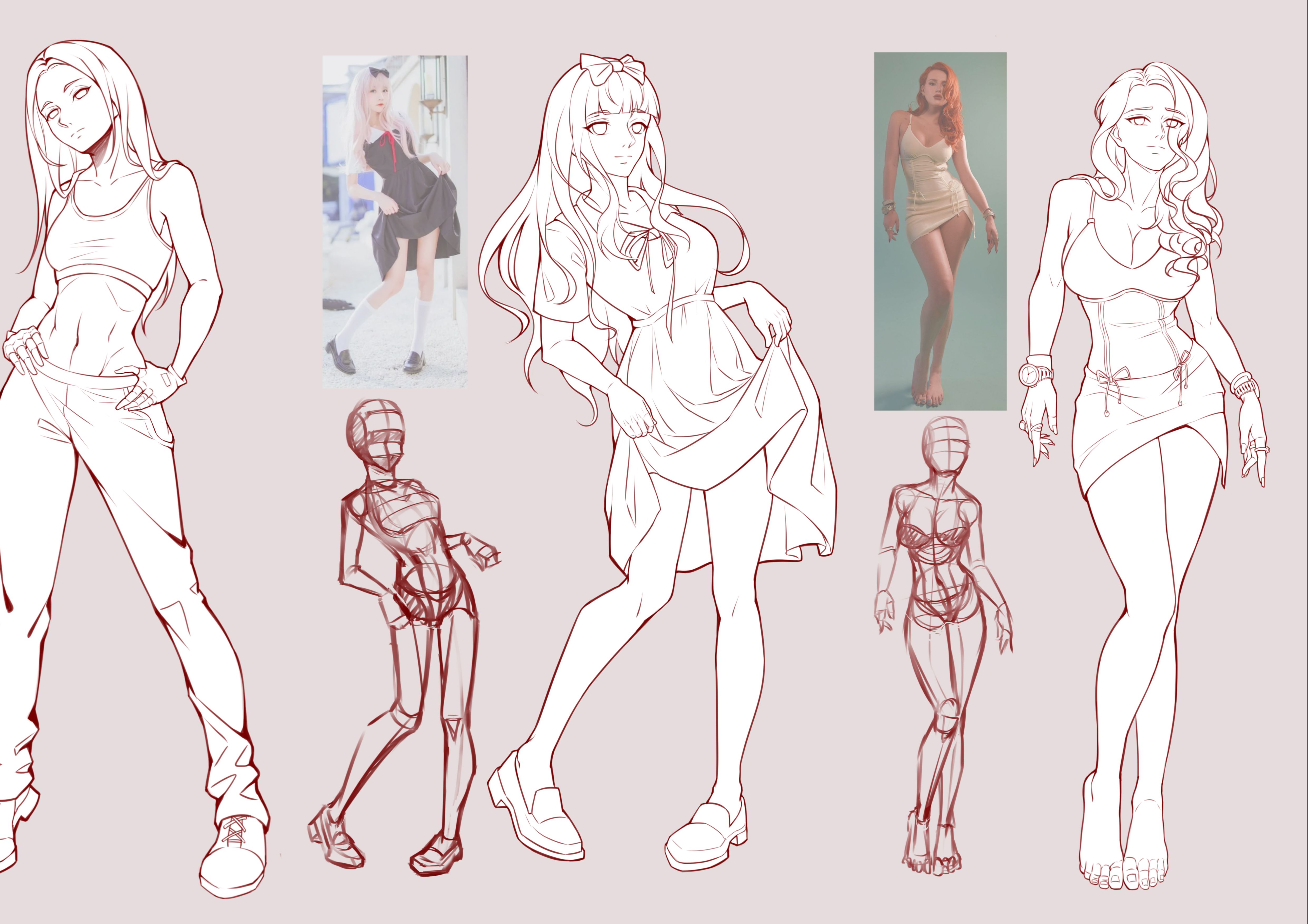 概括 人体 体块练习20